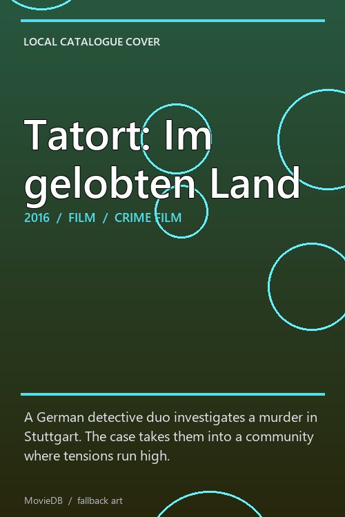 Tatort: Im gelobten Land poster
