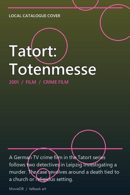 Tatort: Totenmesse poster