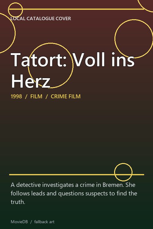 Tatort: Voll ins Herz poster