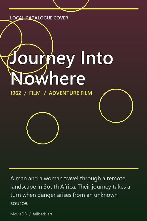 Journey Into Nowhere poster