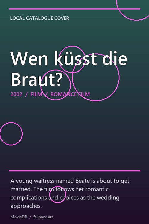 Wen küsst die Braut? poster
