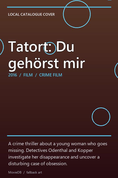 Tatort: Du gehörst mir poster