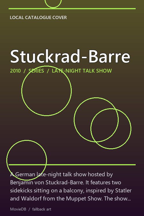 Stuckrad-Barre poster