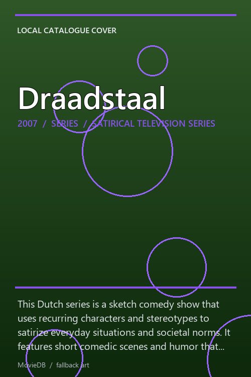 Draadstaal poster