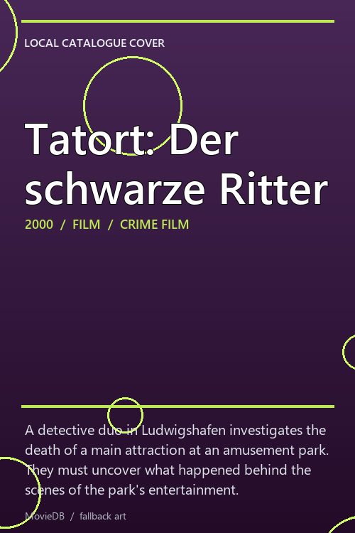Tatort: Der schwarze Ritter poster