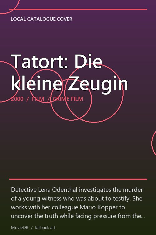 Tatort: Die kleine Zeugin poster