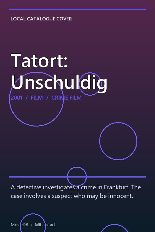 Tatort: Unschuldig poster