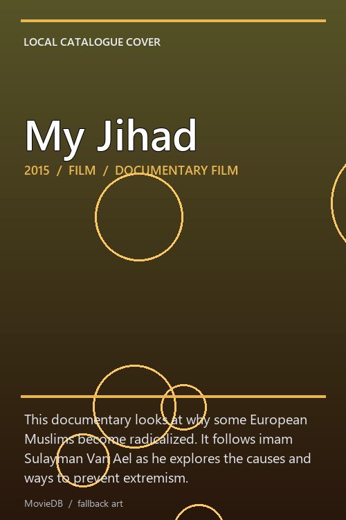 My Jihad poster