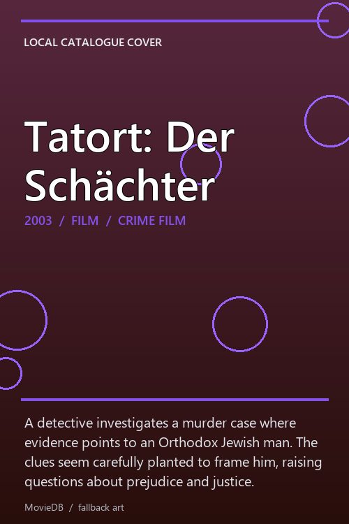 Tatort: Der Schächter poster