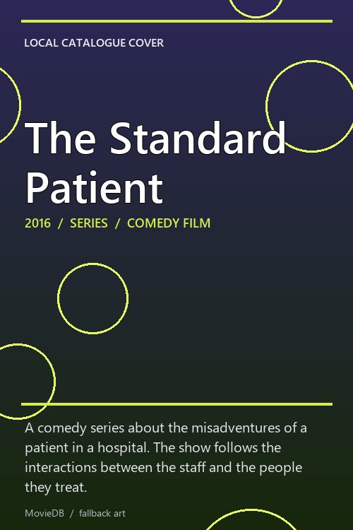 The Standard Patient poster