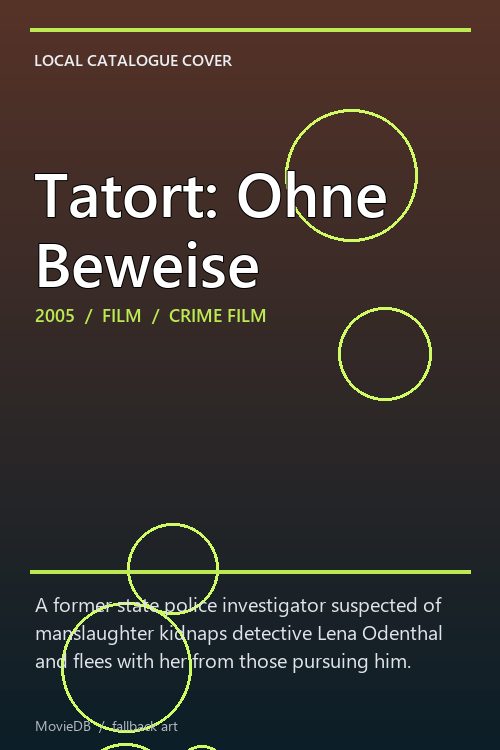 Tatort: Ohne Beweise poster