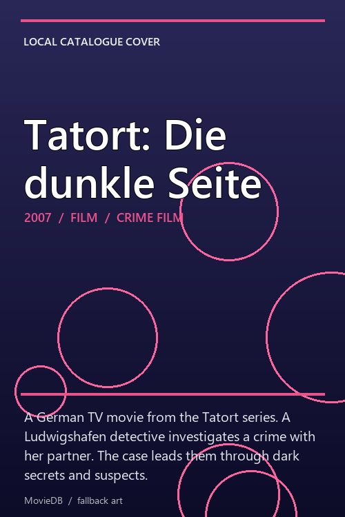 Tatort: Die dunkle Seite poster