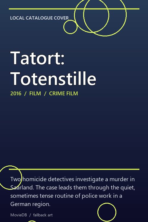 Tatort: Totenstille poster