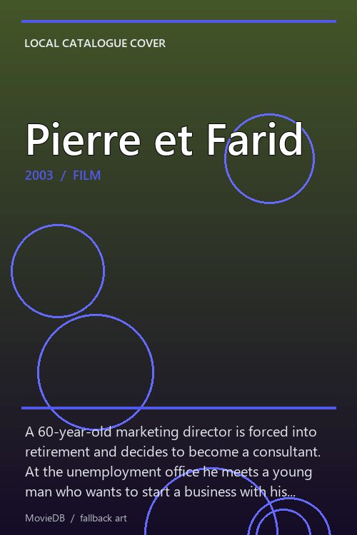 Pierre et Farid poster