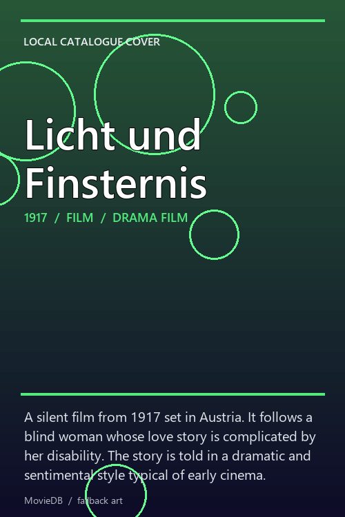 Licht und Finsternis poster