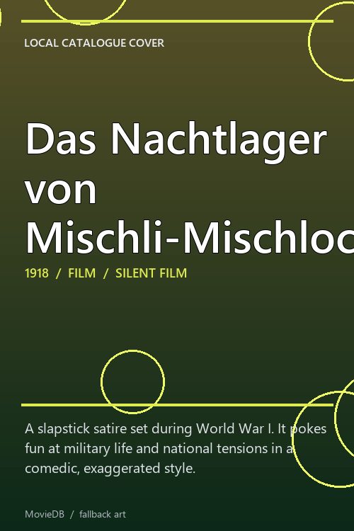 Das Nachtlager von Mischli-Mischloch poster