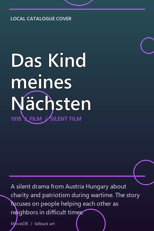 Das Kind meines Nächsten poster