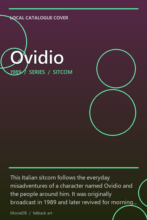Ovidio poster