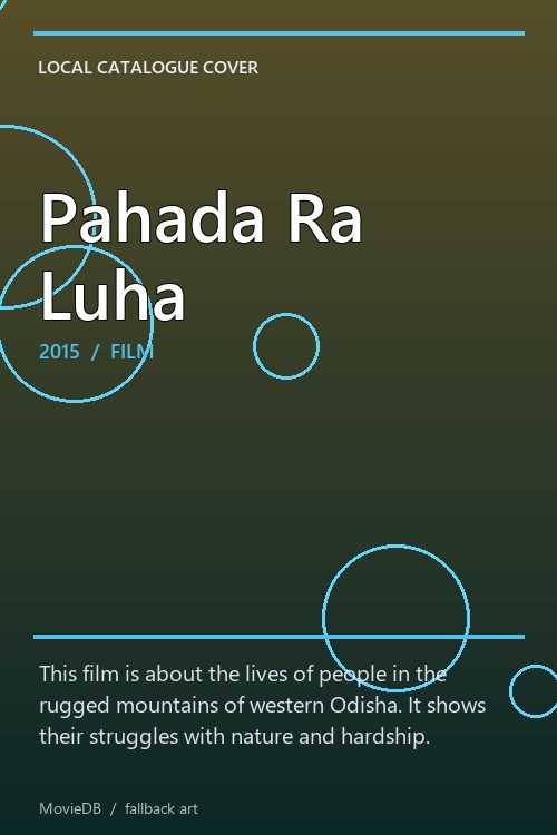 Pahada Ra Luha poster