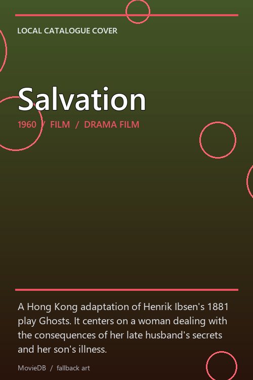 Salvation poster