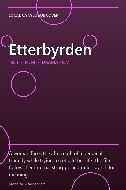 Etterbyrden poster
