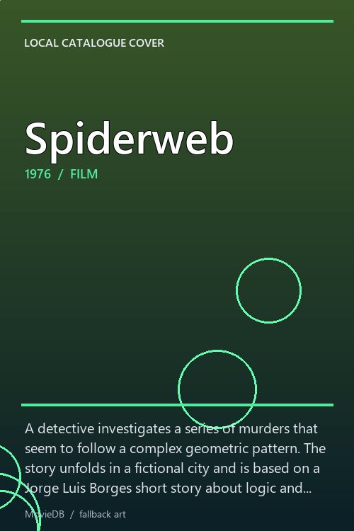 Spiderweb poster