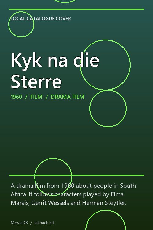 Kyk na die Sterre poster