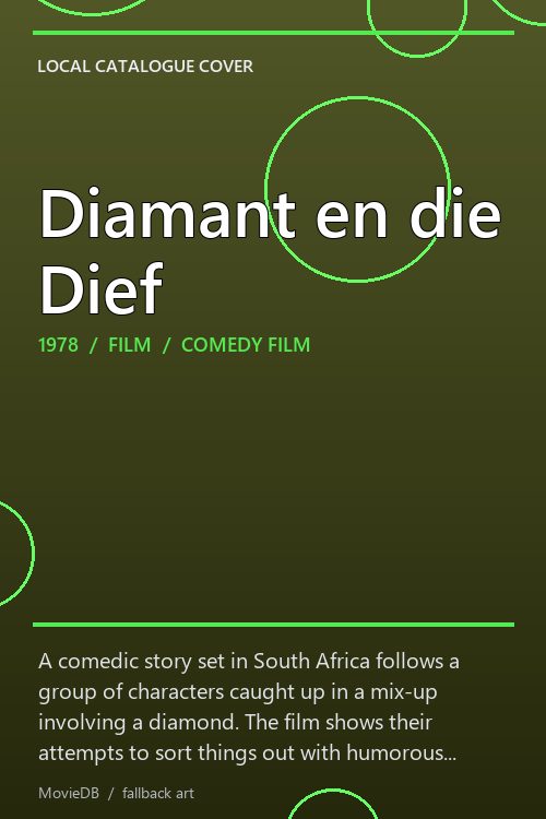 Diamant en die Dief poster