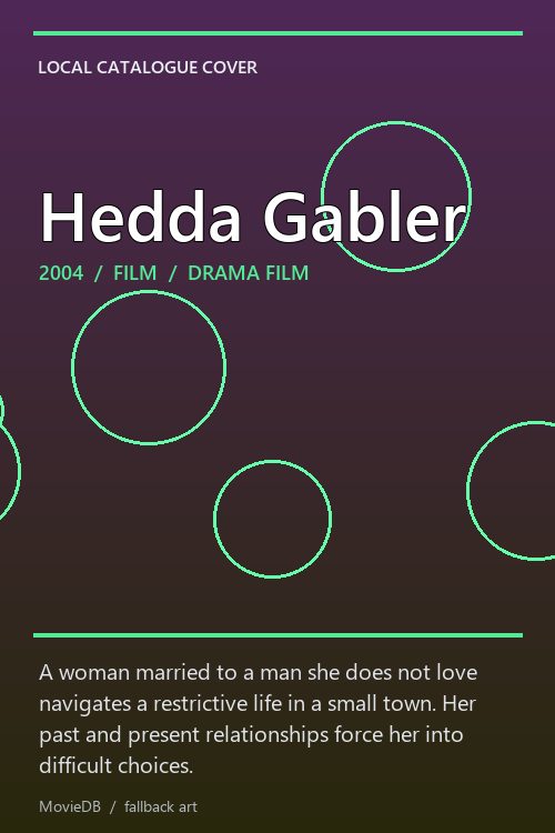 Hedda Gabler poster
