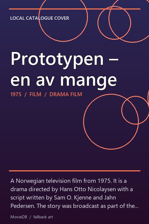 Prototypen – en av mange poster