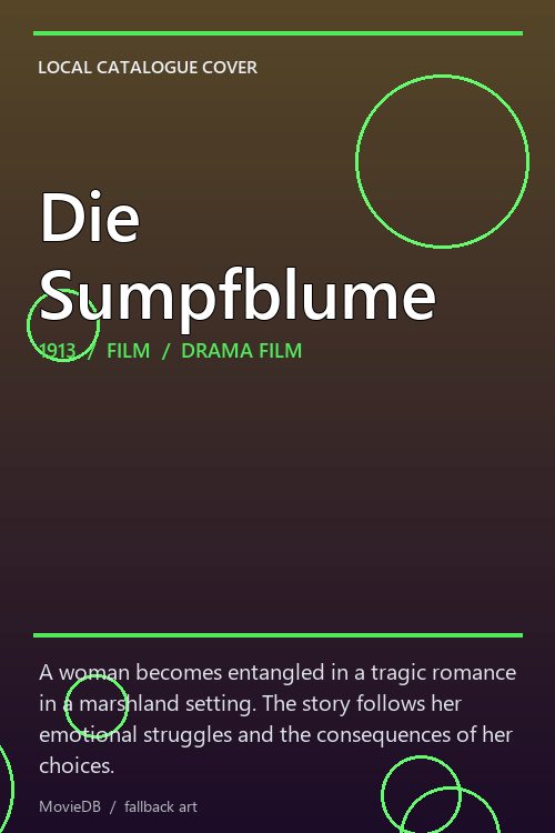 Die Sumpfblume poster