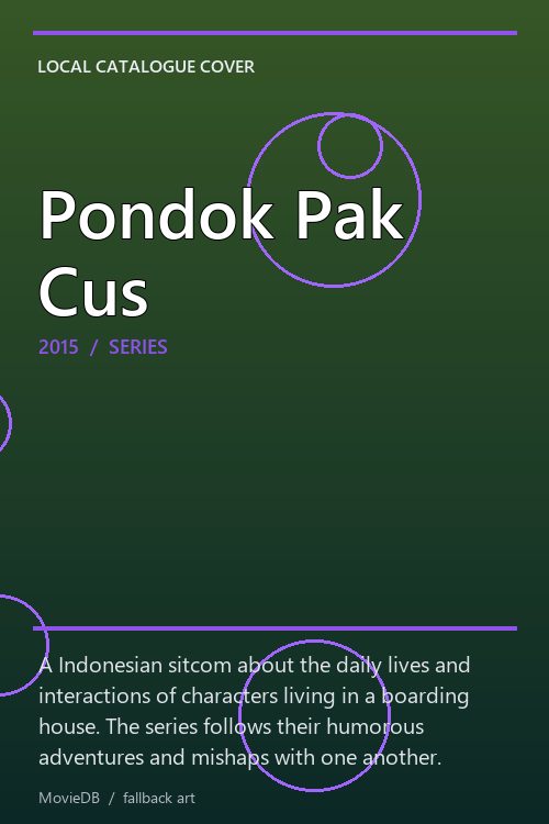 Pondok Pak Cus poster