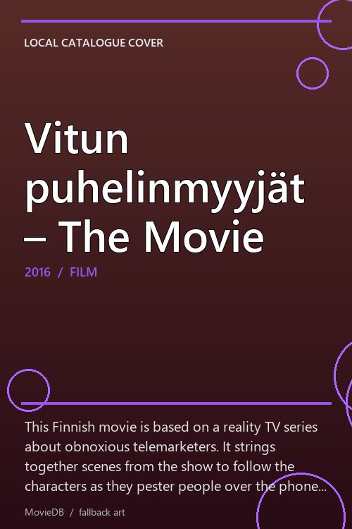 Vitun puhelinmyyjät – The Movie poster