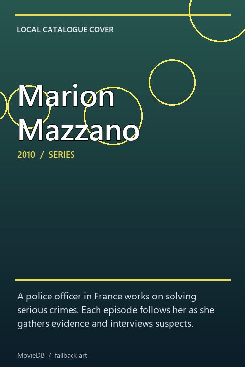 Marion Mazzano poster