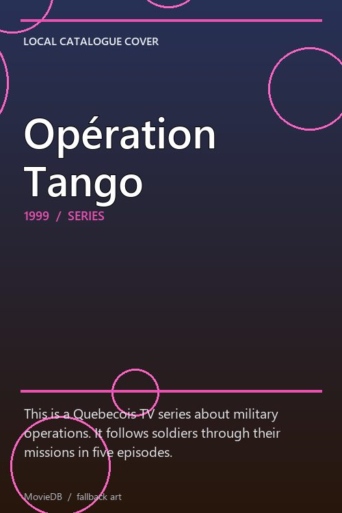 Opération Tango poster