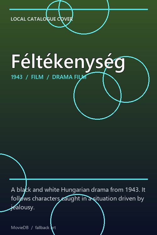 Féltékenység poster