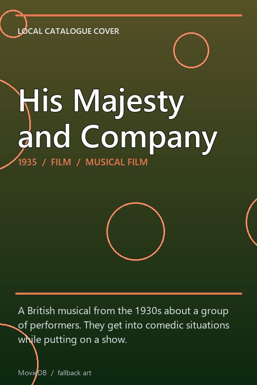 His Majesty and Company poster