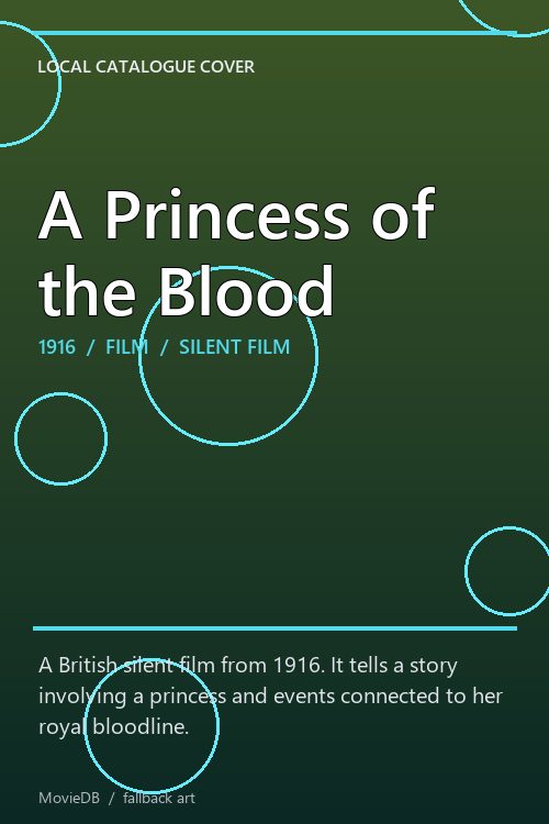 A Princess of the Blood poster