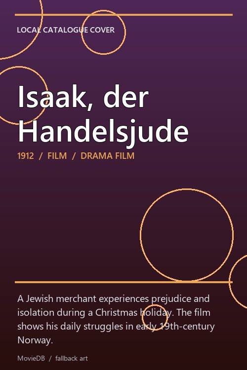 Isaak, der Handelsjude poster