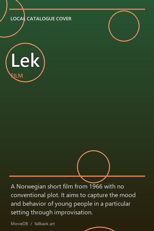 Lek poster