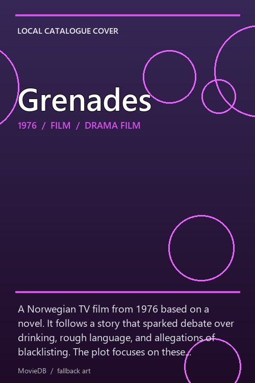 Grenades poster
