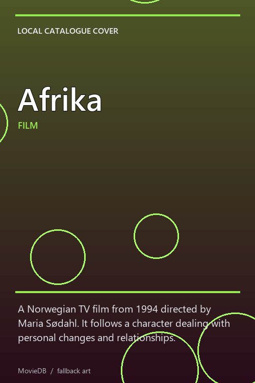 Afrika poster