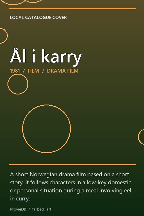 Ål i karry poster