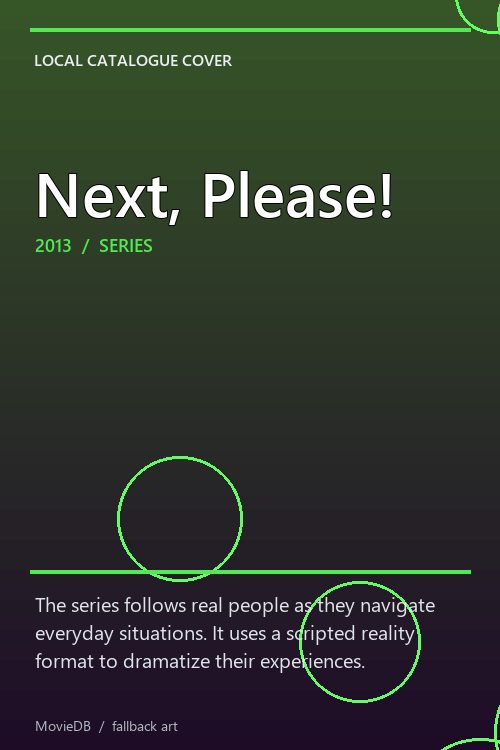 Next, Please! poster