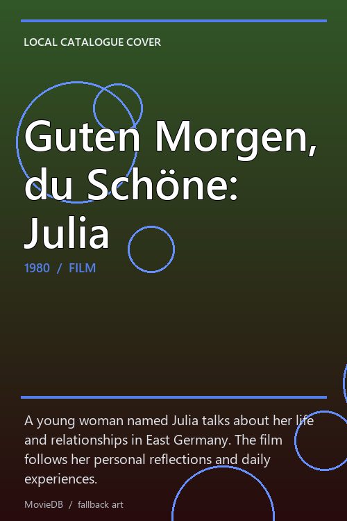 Guten Morgen, du Schöne: Julia poster