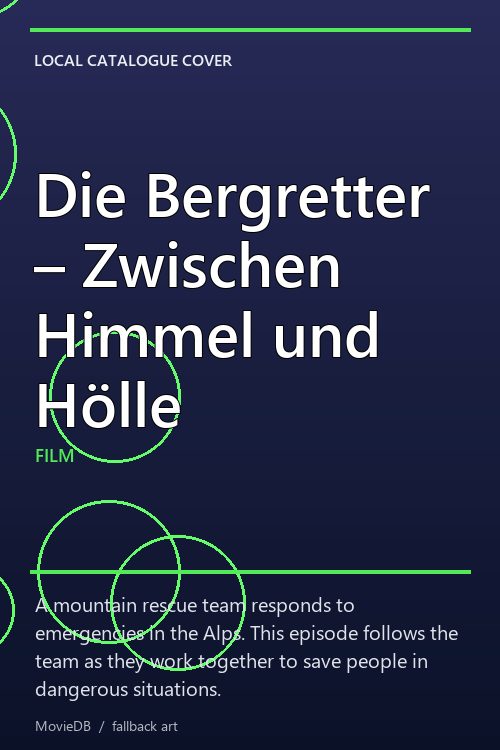 Die Bergretter – Zwischen Himmel und Hölle poster