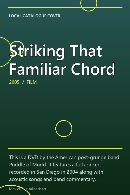 Striking That Familiar Chord poster