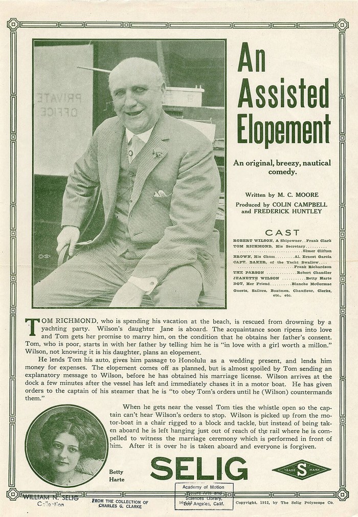 An Assisted Elopement poster