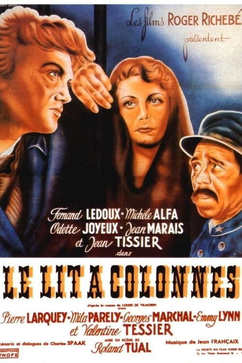 Le Lit à colonnes poster
