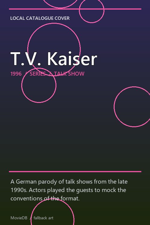T.V. Kaiser poster